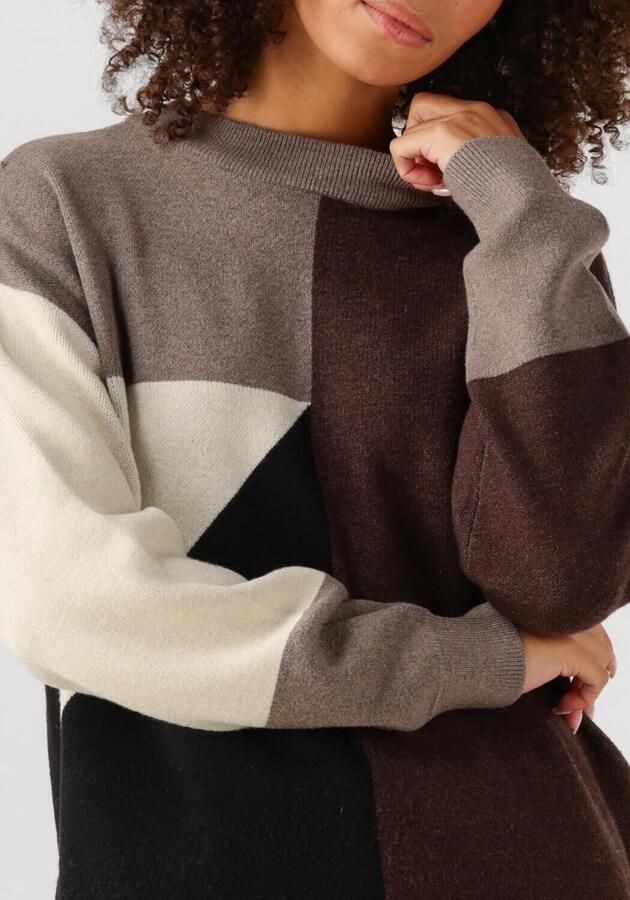 OBJECT Dames Truien & Vesten Orjray Lo L s Knit Pullover Aop Multi - Foto 2