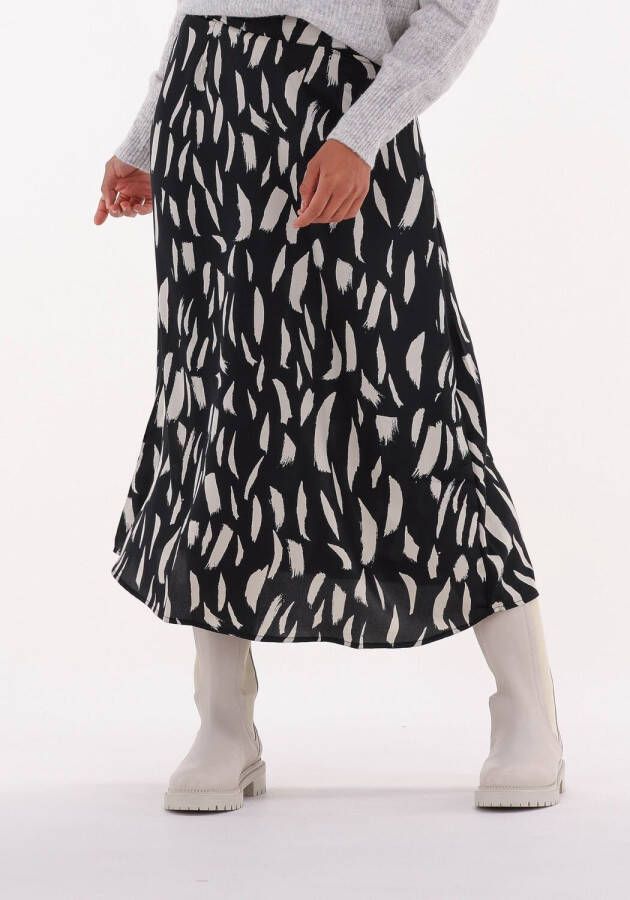 Object Dames Rokken Papaya Hw Long Skirt Black Dames