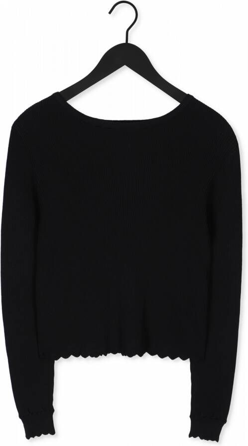OBJECT Dames Tops & T-shirts Objharriet L s Knit Pullover Zwart