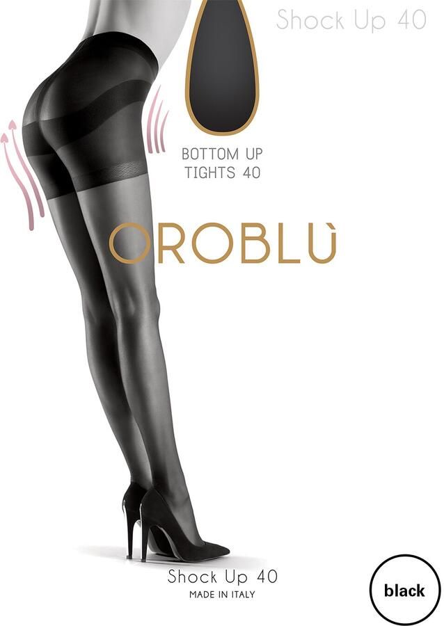 OROBLU Dames Beenmode Shock Up 40 Zwart