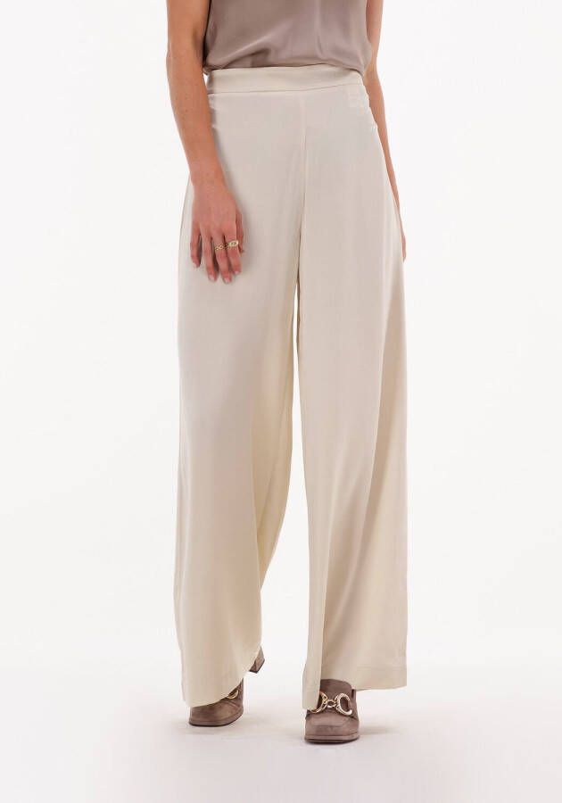 Ottod'Ame Wijde broek in gebroken wit Beige Dames