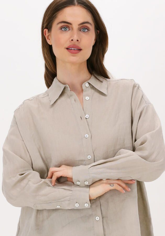 OTTOD'AME Dames Blouses Camicia Ec4642 Zand - Foto 3