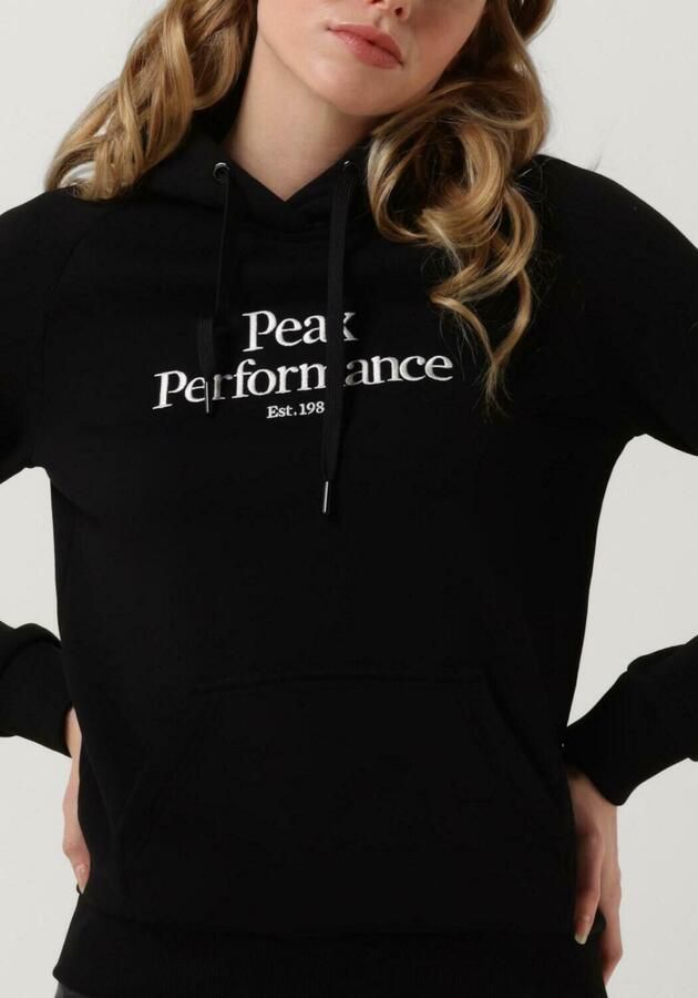 PEAK PERFORMANCE Dames Truien & Vesten W Original Hood Zwart - Foto 2