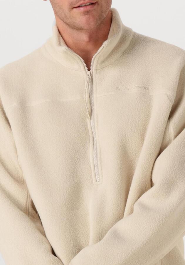 PEAK PERFORMANCE Heren Truien & Vesten M Fleece Half Zip Ecru - Foto 3