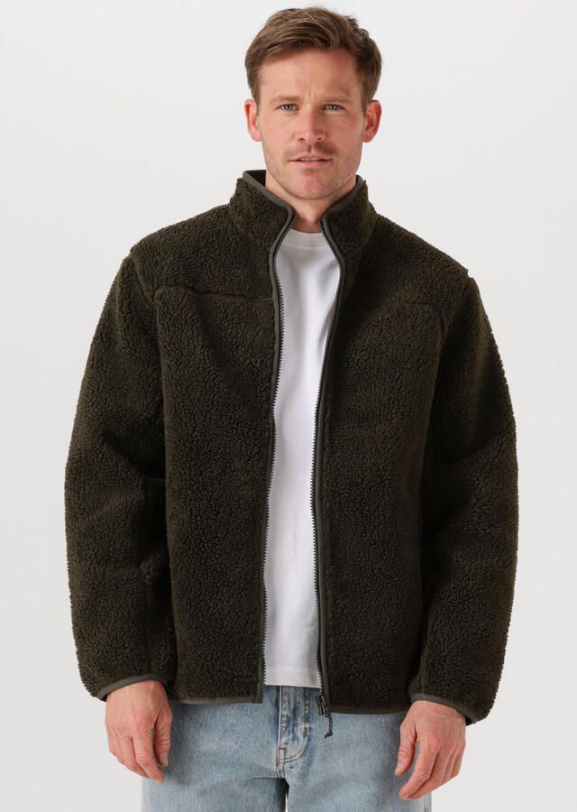 PEAK PERFORMANCE Heren Truien & Vesten M Solid Pile Jacket Donkergroen - Foto 4