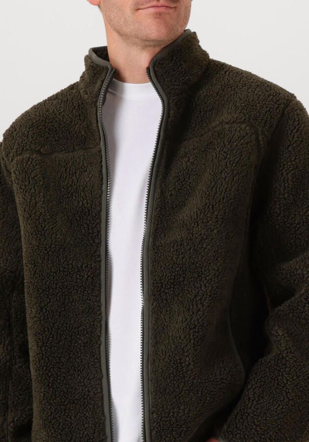 PEAK PERFORMANCE Heren Truien & Vesten M Solid Pile Jacket Donkergroen - Foto 3