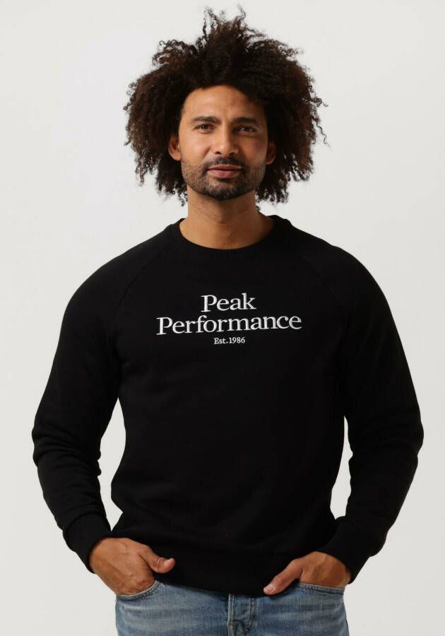 Peak Performance Heren Original Crew Sweater Zwart Black Heren