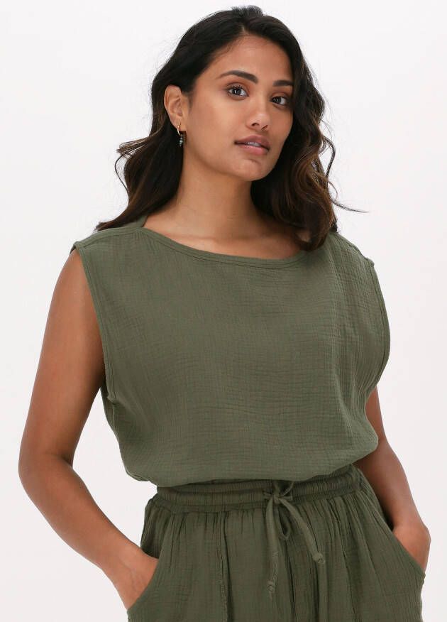 Penn & Ink Groene Blouse S22t774ltd