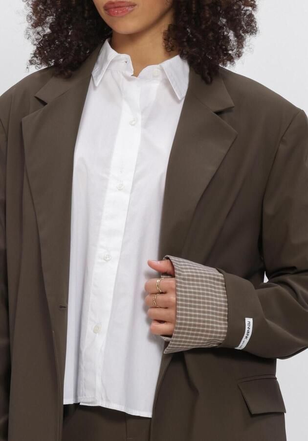 PENN & INK Dames Blazers W26n1771 Khaki - Foto 3