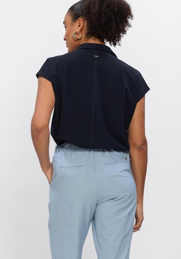 PENN & INK Dames Blouses Blouse Donkerblauw - Foto 2