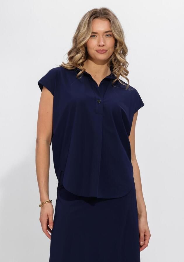 PENN & INK Dames Blouses Blouse Donkerblauw
