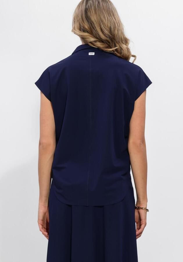 PENN & INK Dames Blouses Blouse Donkerblauw - Foto 2