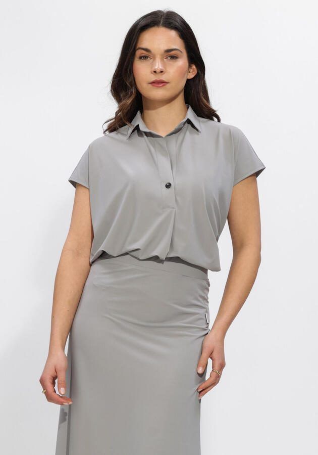 PENN & INK Dames Blouses Blouse Grijs