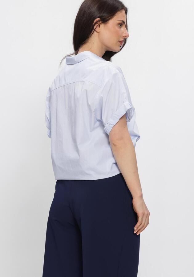 PENN & INK Dames Blouses Blouse Stripe Lichtblauw - Foto 3