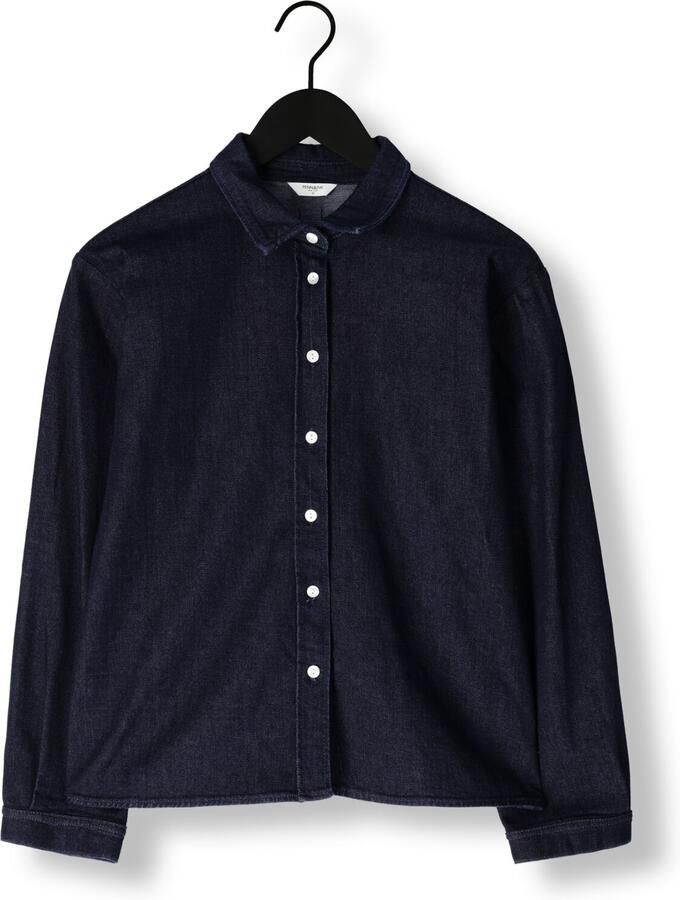 PENN & INK Dames Blouses Blouse W25z801 Donkerblauw - Foto 2