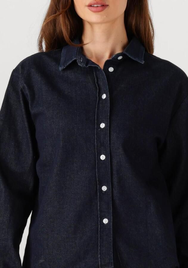 PENN & INK Dames Blouses Blouse W25z801 Donkerblauw - Foto 3