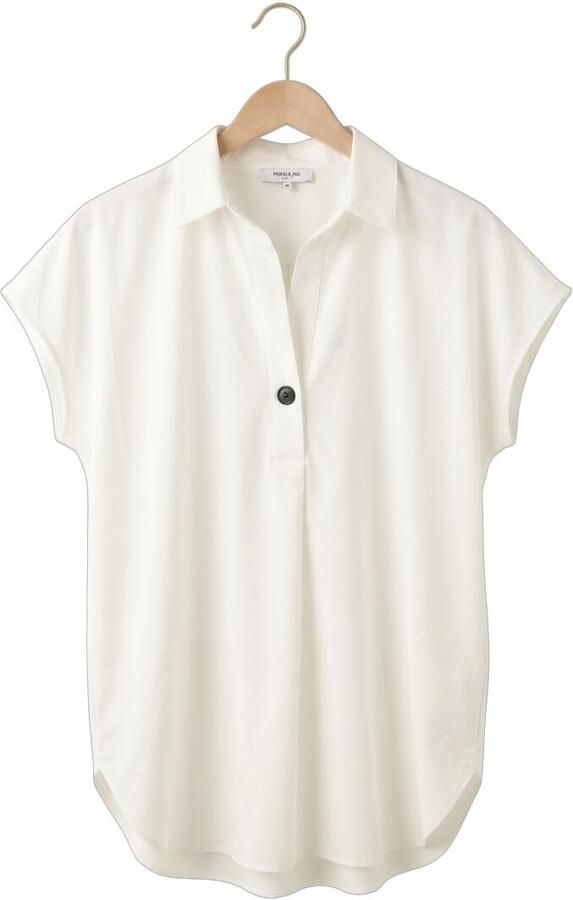 PENN & INK Dames Blouses Blouse Wit - Foto 4