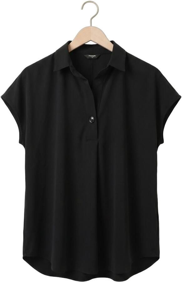 PENN & INK Dames Blouses Blouse Zwart - Foto 4