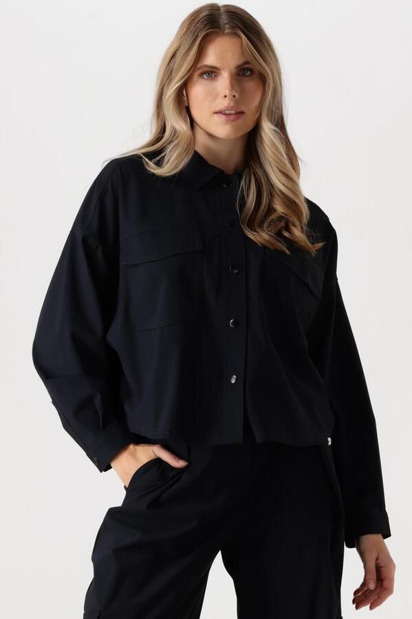 Penn&Ink N.Y Navy Blauwe Stijlvolle Blouse Blue Dames - Foto 4