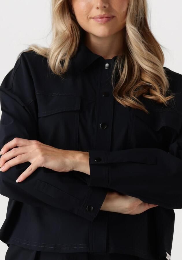 Penn&Ink N.Y Navy Blauwe Stijlvolle Blouse Blue Dames - Foto 3