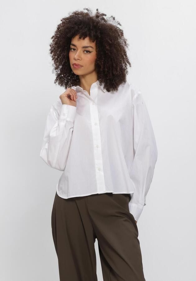 PENN & INK Dames Blouses W26z913 Wit