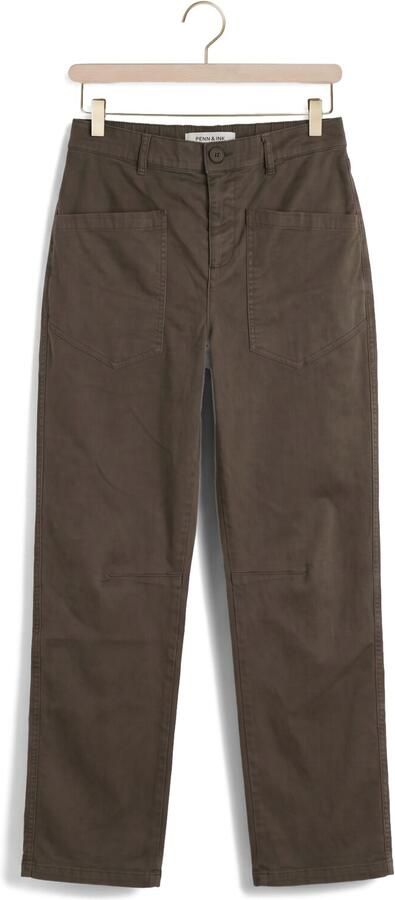 PENN & INK Dames Broeken W26z902 Bruin - Foto 4