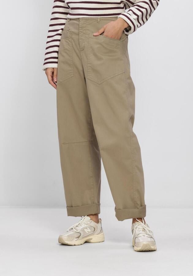 PENN & INK Dames Broeken W26z902 Zand