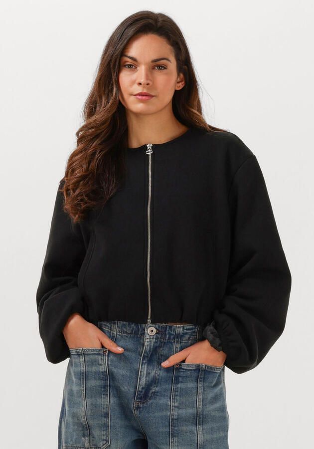 PENN & INK Dames Jassen Cardigan Print Zwart