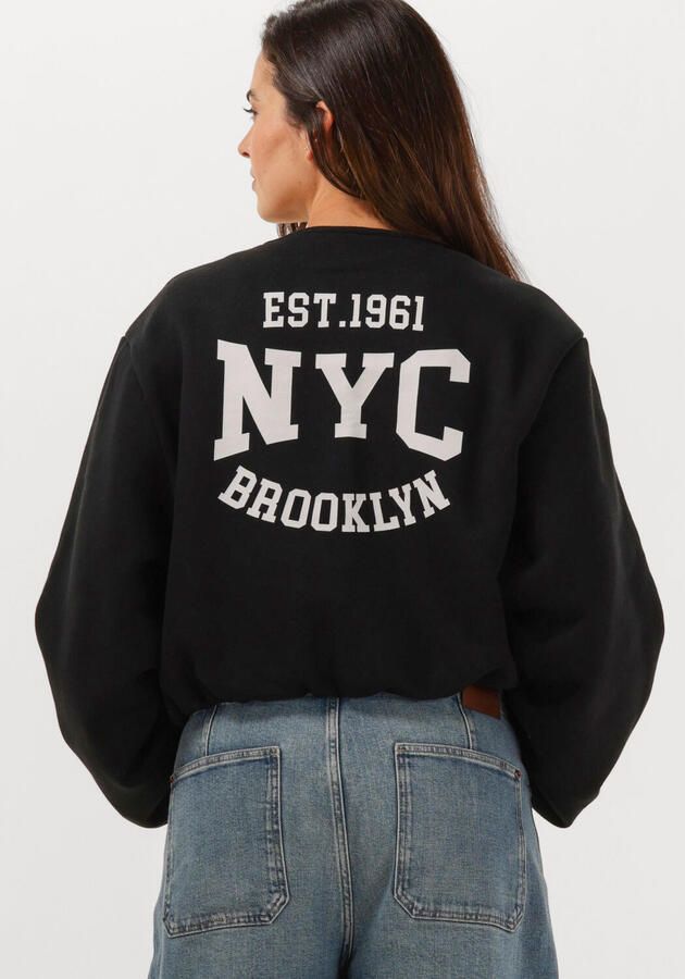 PENN & INK Dames Jassen Cardigan Print Zwart - Foto 3
