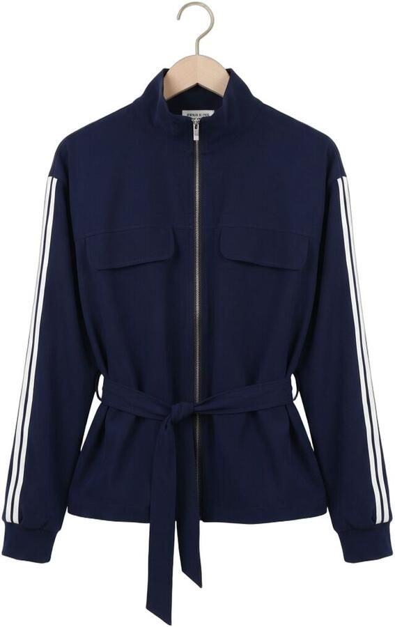 PENN & INK Dames Jassen Jacket Stripe Donkerblauw - Foto 4