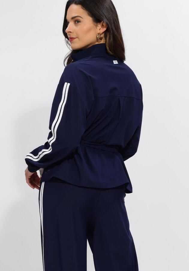 PENN & INK Dames Jassen Jacket Stripe Donkerblauw - Foto 2