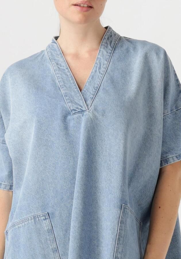 PENN & INK Dames Jurken Dress Lichtblauw