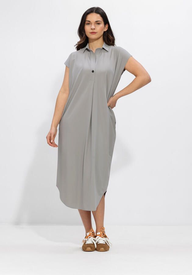 PENN & INK Dames Jurken Dress Lichtgrijs