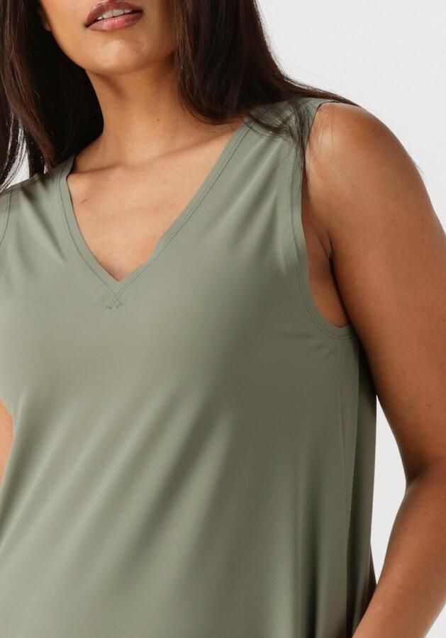 PENN & INK Dames Jurken Dress Olijf - Foto 2