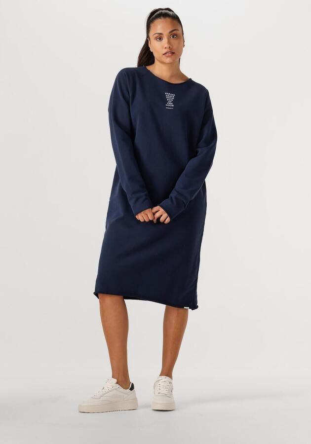 PENN & INK Dames Jurken Dress Print Donkerblauw - Foto 4
