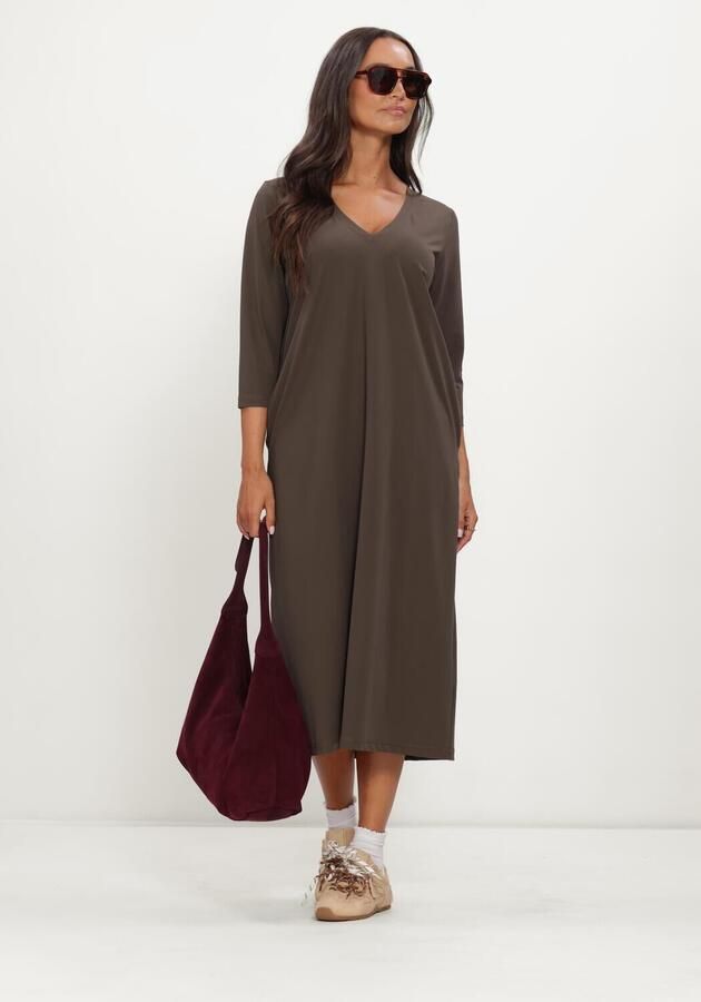 PENN & INK Dames Jurken W26m-blake Olijf