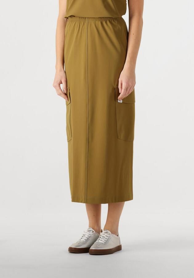 PENN & INK Dames Rokken Skirt Khaki - Foto 4