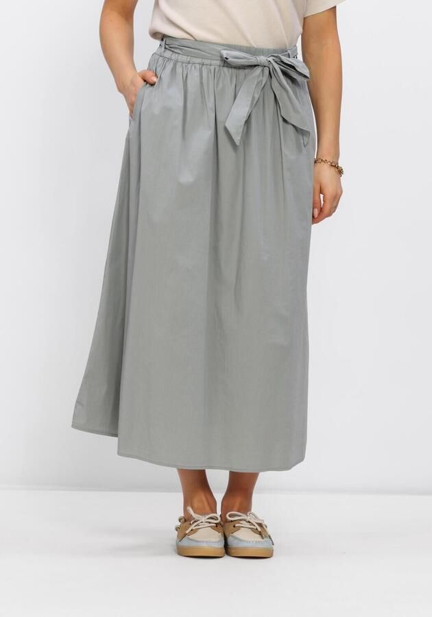 PENN & INK Dames Rokken Skirt Lichtgrijs