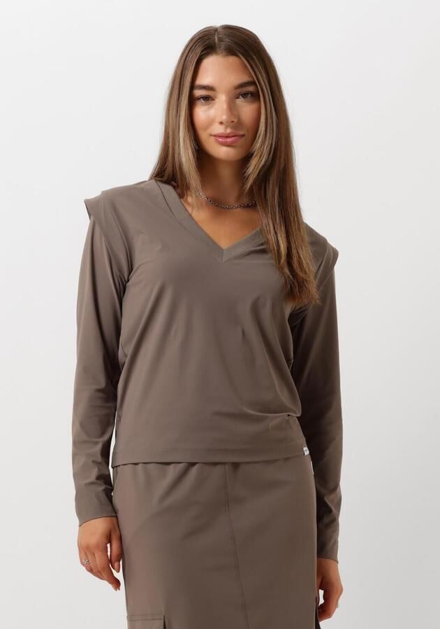 Penn&Ink N.Y Bruine Longsleeve Top voor Vrouwen Brown Dames - Foto 4