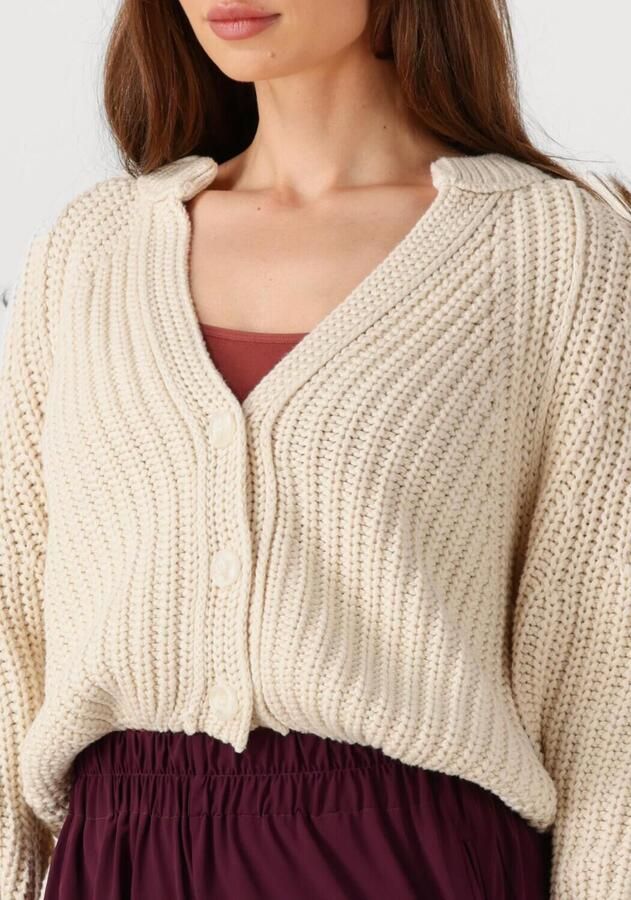 PENN & INK Dames Tops & T-shirts Cardigan W25c304 Ecru
