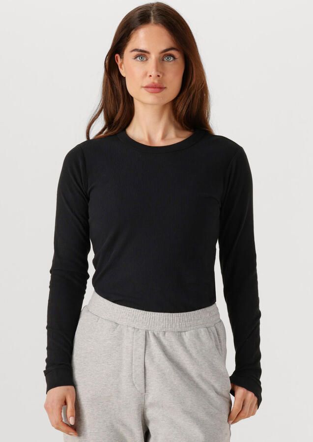 PENN & INK Dames Tops & T-shirts Longsleeve W25f1745 Zwart - Foto 4