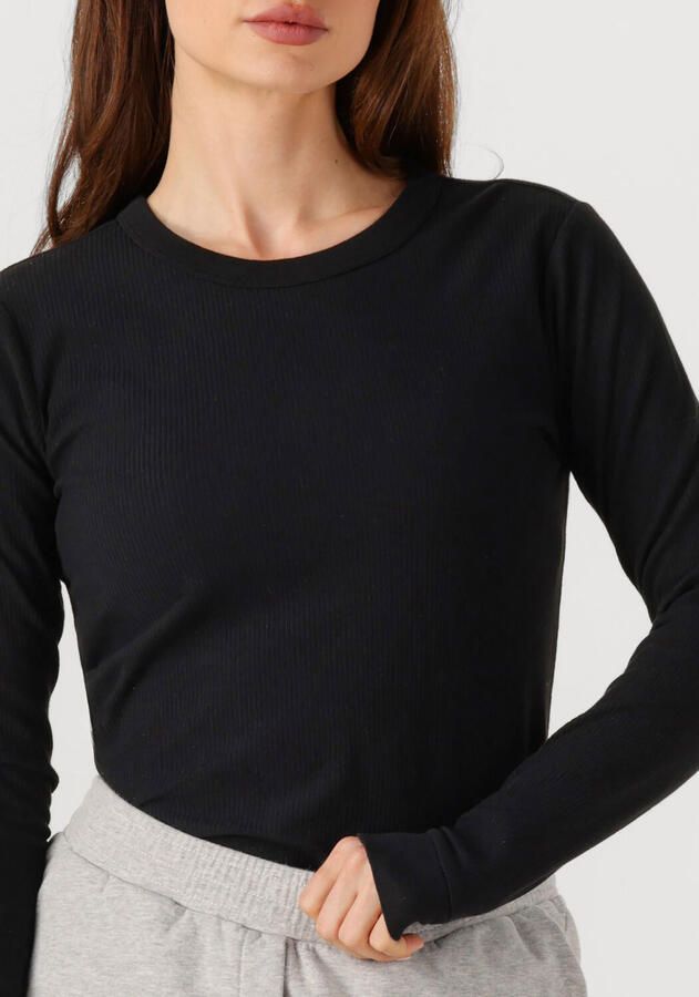 PENN & INK Dames Tops & T-shirts Longsleeve W25f1745 Zwart