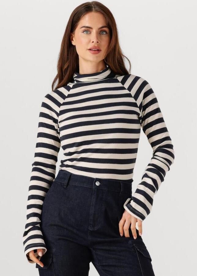 PENN & INK Dames Tops & T-shirts Longsleeve W25t1189 Donkerblauw - Foto 4