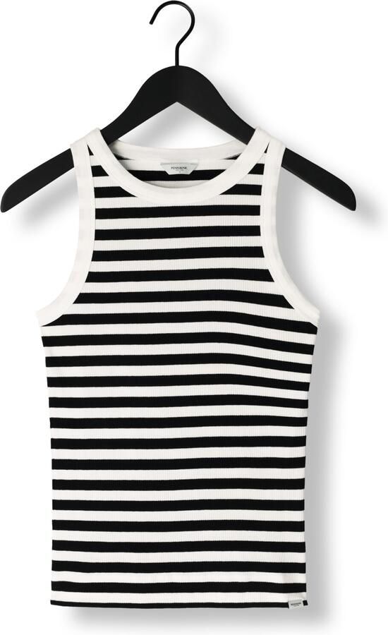 PENN & INK Dames Tops & T-shirts Singlet Small Stripe Zwart - Foto 3