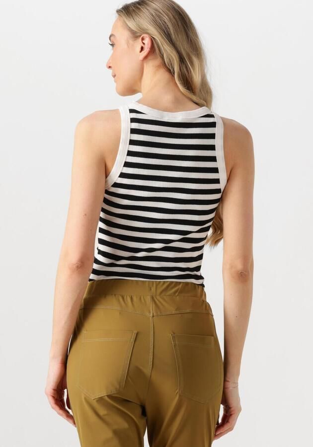 PENN & INK Dames Tops & T-shirts Singlet Small Stripe Zwart