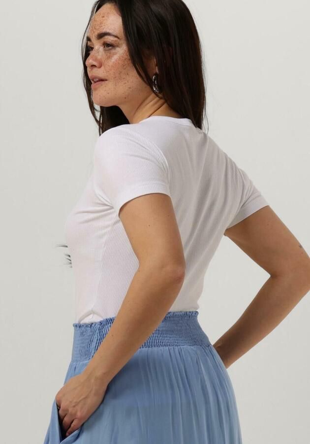 Penn&Ink N.Y Katoenen T-shirt voor veelzijdige styling White Dames