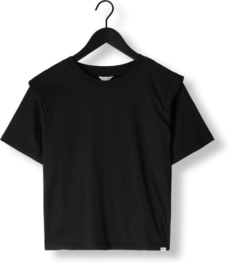 PENN & INK Dames Tops & T-shirts T-shirt Fit Zwart