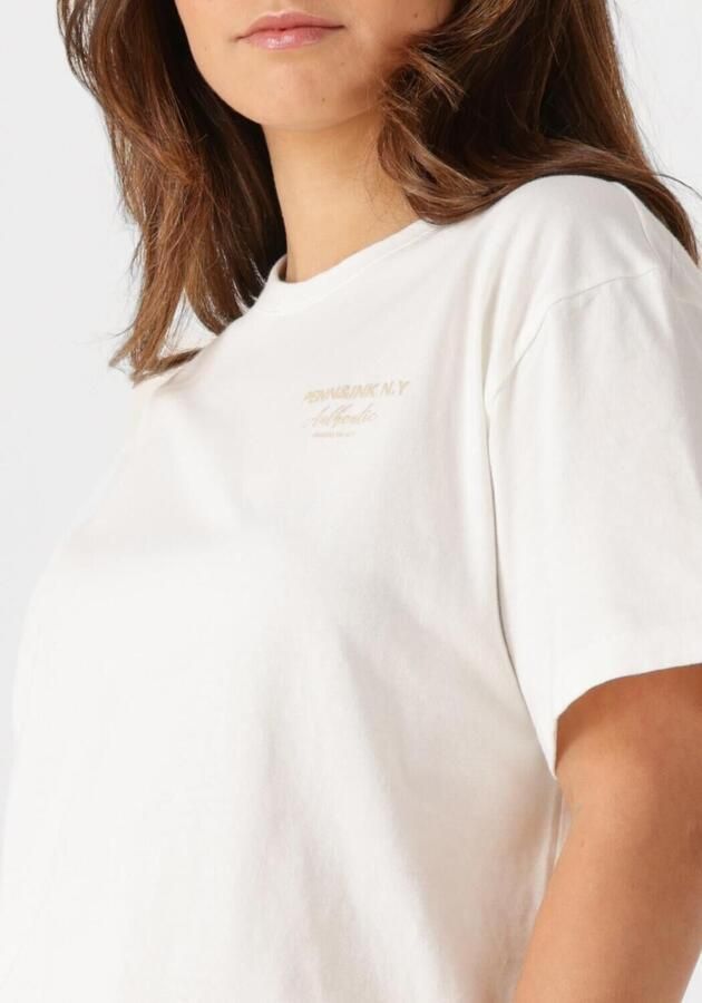 PENN & INK Dames Tops & T-shirts T-shirt Print Ecru - Foto 2