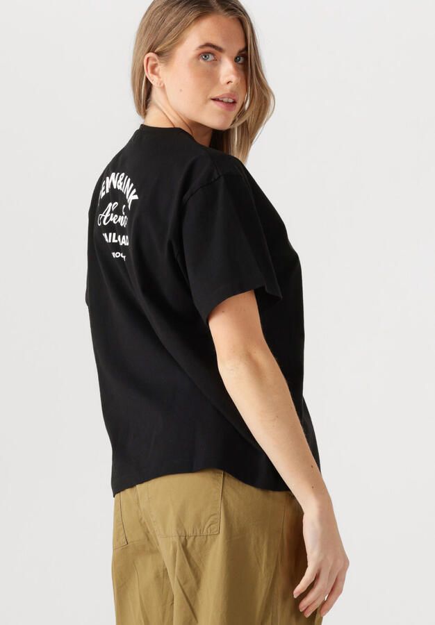 Penn&Ink N.Y Zwarte T-Shirt Print voor vrouwen Black Dames - Foto 3