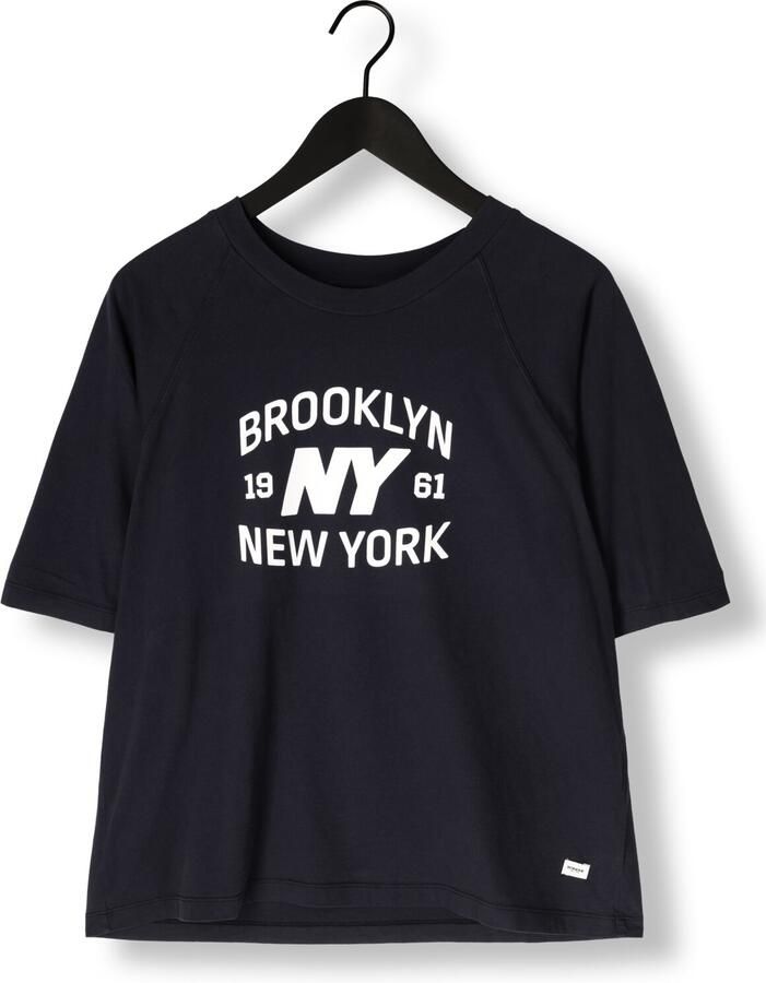 PENN & INK Dames Tops & T-shirts T-shirt W25f1746 Blauw